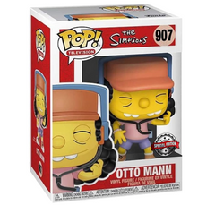Funko Pop! Television The Simpsons Otto Mann Special Edition Exclusive Figure #907