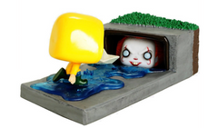 Funko POP Movie Moments IT Pennywise In Gutter 584 Georgie Exclusive HotTopic