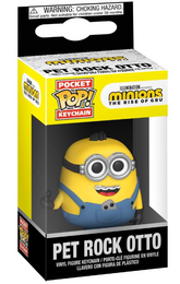 Funko Pop! Key Chain: Minions: The Rise of Gru - Pet Rock Otto Pocket Pop