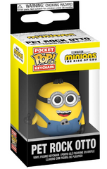 Funko Pop! Key Chain: Minions: The Rise of Gru - Pet Rock Otto Pocket Pop