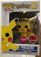 Funko Pop! Games: Pokemon - Pikachu (Flocked)