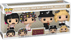 Funko Pop! Queen: Freddie Mercury / Brian May / John Deacon / Roger Taylor (4-Pack)