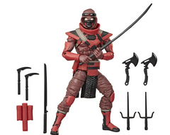 G.I. Joe Classified Series Series Red Ninja Action Figure 08 Collectible Toy, Multiple Accessories