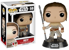 Funko Pop! Star Wars: The Force Awakens - Rey #58 Vinyl Figure