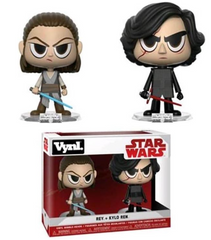 Funko Vynl: Star Wars-Rey & Kylo Ren Collectible Figure, Multicolor