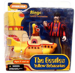 McFarlane Toys The Beatles Series 1 Ringo with Yellow Submarine Action Figure
