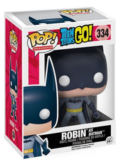 Funko Pop Teen Titans Go Robin as Batman 334 boxed figure