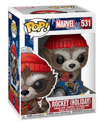 Funko POP Marvel Holiday - Rocket #531 Figure