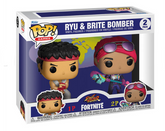 Pop! Gaming: Street Fighter and Fortnite - Ryu & Brite Bomber 2-Pack
