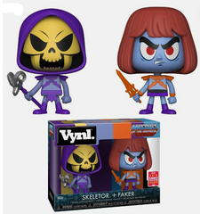 Skeletor & Faker Funko Pop! Vynl He-Man Master of the Universe 2018 SDCC Figures