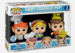 Kelloggs Rice Krispies 3-Pack Snap Crackle Pop POP! AD Icons