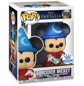 Sorcerer Mickey #990 Diamond Glitter Funko Pop! Mouse Disney Exclusive Sticke