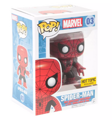 Funko Marvel Pop! Spider-Man (Red & Black Suit) Vinyl Bobble-Head Hot Topic Exclusive