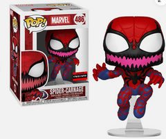 Spider-Man Spider-Carnage Funko Pop #486 Marvel AAA Anime Exclusive Bobble-Head