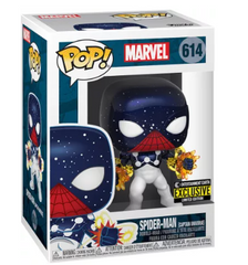 Marvel Spider-Man Captain Universe Funko Pop #614 Bobble-Head EE Exclusive New!