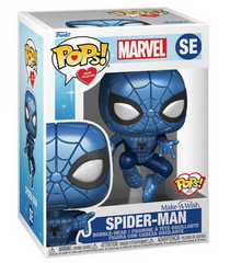 Spider-Man SE Funko POP! Marvel: Make A Wish Purpose Metallic Blue