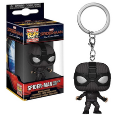 Funko Pop! Keychain: Spider-Man Far from Home - Spider-Man Stealth Suit
