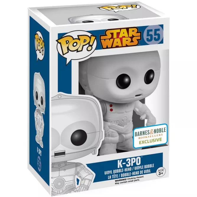 Funko Pop Star Wars K-3PO Barnes and Noble Exclusive number 55 boxed