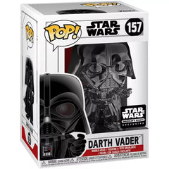 Funko Pop! Star Wars: Darth Vader Black Chrome (Smuggler's Bounty Exclusive) #157