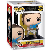 Funko Pop! Star Wars: Rey (Two Lightsabers) #434