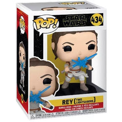 Funko Pop! Star Wars: Rey (Two Lightsabers) #434
