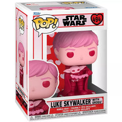 Funko Pop! Star Wars: Luke Skywalker with Grogu (Valentine) #494