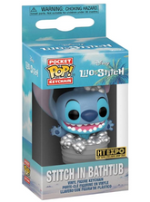 Funko Pocket POP! Lilo & Stitch - Stitch in Bathtub Keychain 2022 HT Expo Exclusive