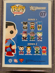 Funko Pop! DC Universe Superman Metallic CHASE #07! RARE, VAULTED!