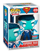 Funko Pop! Heroes Superman Blue 419 2021 Fall Convention Limited Edition