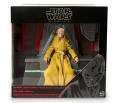 Star Wars Black Series Supreme Leader Snoke w/ Throne 6 Inch Action Figure Set