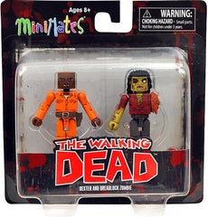 MiniMates: The Walking Dead - Dexter and Dreadlock Zombie