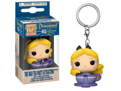 Funko Pop! Keychain: Disneyland 65th Anniversary: The Mad Tea Party Attraction and Alice