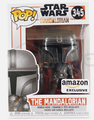 Funko Pop! Star Wars: The Mandalorian chrome Amazon Exclusive