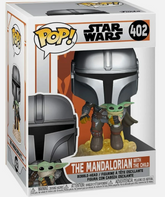 Pop! Star Wars The Mandalorian Flying with Child #402 Figure Funko