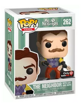 Funko Pop! Hello Neighbor #262 The Neighbor w/ Axe and Rope GameStop Exclusive