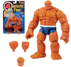 Hasbro Marvel Legends Series Retro Fantastic Four Marvel's Thing 6-inch Action Figure Toy, Includes 3 Accessory