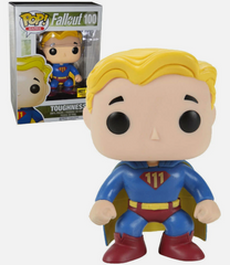 Funko POP #100 Fallout Vault Boy (Toughness) Hot Topic Stickered