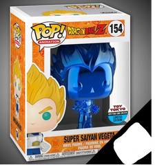 Funko Pop! Dragon Ball Z: Super Saiyan Vegeta (Blue Chrome) #154