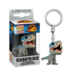 Jurassic World - Velociraptor (Blue) - Funko Pocket POP Keychain!