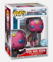 CIVIL WAR VISION EXCLUSIVE FUNKO POP MARVEL CAPTAIN AMERICA #1143