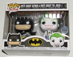 DC Heroes: Batman White Knight: Batman & Joker Vinyl Figure 2-Pack, Multicolor