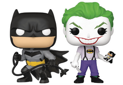 DC Heroes: Batman White Knight: Batman & Joker Vinyl Figure 2-Pack, Multicolor