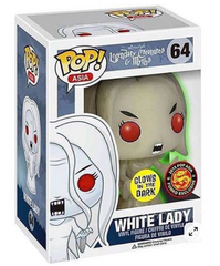 Funko POP! 2015 White Lady 64, Glows in the Dark, Pop Asia Exclusive