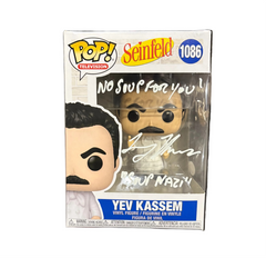 Funko Pop! Seinfeld: Yev Kassem (Signed by Larry Thomas - COA) #1086 (minor box damage)