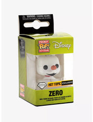 Funko Pop! Keychain: The Nightmare Before Christmas: Zero (Diamond Collection) (Hot Topic Exclusive)