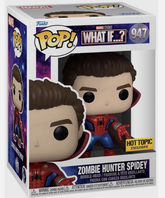 FUNKO POP ZOMBIE HUNTER SPIDEY 947 UNMASKED SPIDER-MAN HOT EXCLUSIVE WHAT IF