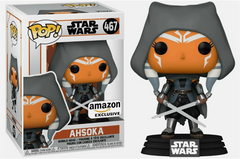 Funko Pop Exclusive Hooded Ahsoka #467 - Star Wars Clone Wars & The Mandalorian