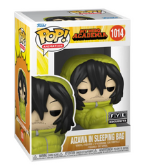 FUNKO POP MY HERO ACADEMIA AIZAWA IN SLEEPING BAG # 1014 EXCLUSIVE FYE