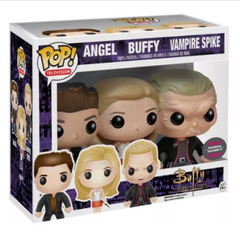 Angel, Buffy & Vampire Spike 3-pack Funko Pop! HMV Buffy The Vampire Slayer