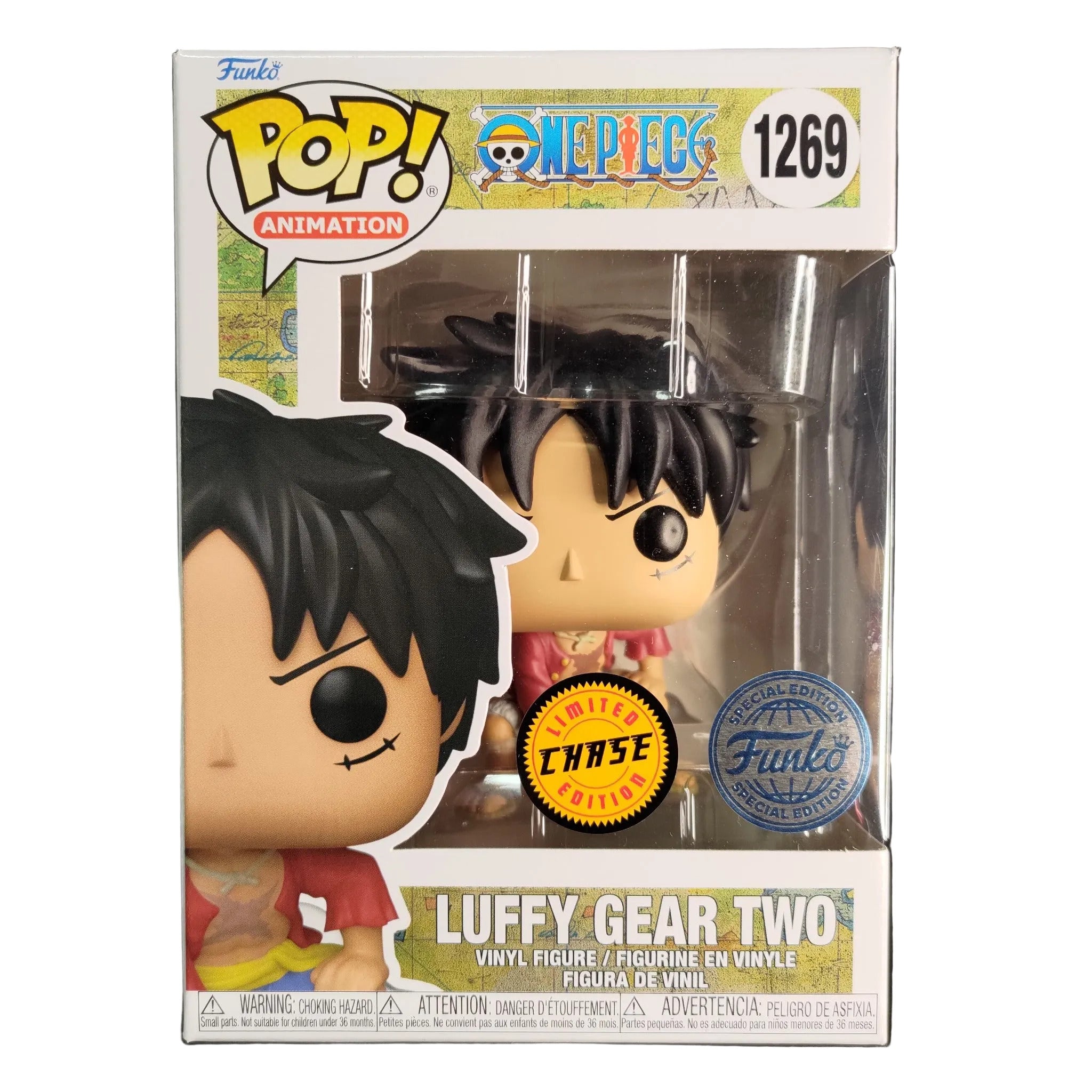 Funko Pop! One Piece Luffy Gear Two Chase Special Edition #1269 boxed collectible